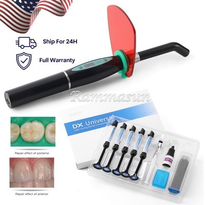 Dental LED Curing Light / Light Cure Composite kit Etching Gel A1,A2,A3,A3.5,B1