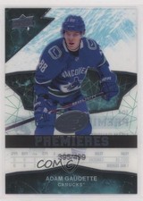 2018-19 Upper Deck Ice Premieres 395/499 Level 3 Adam Gaudette #104 0a6p