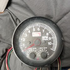 Mallory instruments RPM limiting gauge rev li...