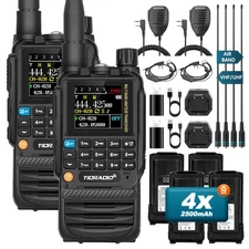 Ham Multi-Band Handheld Radio, USB-C, Long Range, 2500mAh, AirBand, NOAA, VOX
