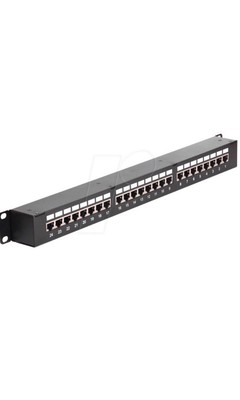 19'' Coupler Patch Panel 24 Port Cat.6