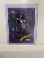 2025 Topps Marvel Chrome Purple Sapphire She-Hulk Card #110 05/15 SSP