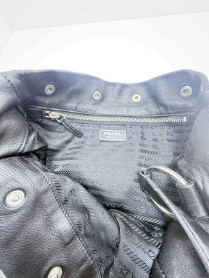 Prada Archive 2000s Black Leather Shoulder Bag - Vintage Hobo | eBay