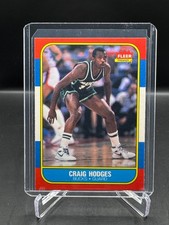 1986-87 FLEER!  CRAIG HODGES!  MILWAUKEE BUCKS!  #47  PACK FRESH!  NM-MT!
