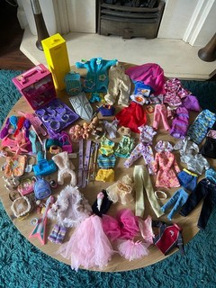 Barbie & Ken Dolls & Bratts Dolls Clothing & Accessories Bundle Job Lot Vintage