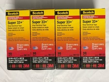 Scotch 3M Super 33  Vinyl Electrical Tape 06133  52ft  40 Rolls - BLACK