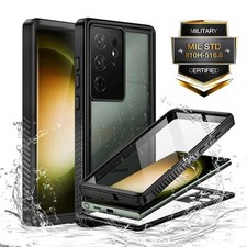 Waterproof Case For Samsung Galaxy S25FE/Edge S24 Ultra S23 S22 Screen Protector