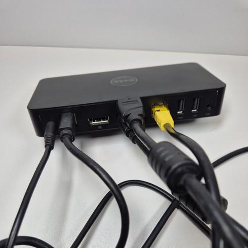 Dell D3100 4K Display Link Docking Station cables PSU HDMI displayport tripple - Bild 3 von 6