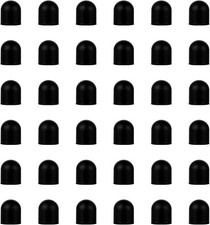 36Pcs Rubber Tips for Stylus Pens, 0.24inch 6mm Replacement nibs Black