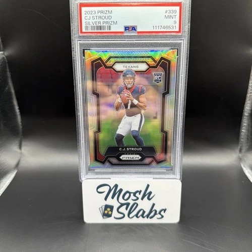 CJ STROUD 2023 Panini PRIZM SILVER  PSA 9 Mint Rookie