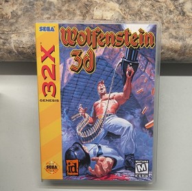 WOLFENSTEIN 3D for the Sega 32x with case & cover art.