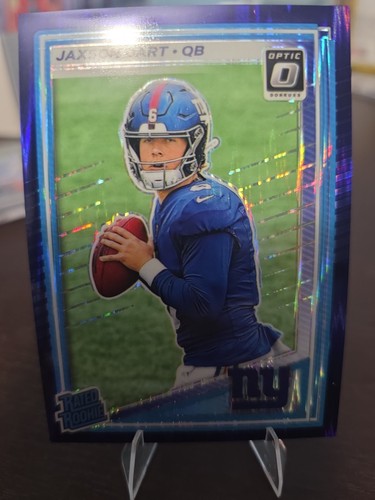 Jaxson Dart [Purple Shock] #273 2025 Panini Donruss Optic card