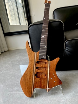 #ad Headless Electric Guitar Body Neck Kit Modern Superstrat Satin Finish Build $240.87