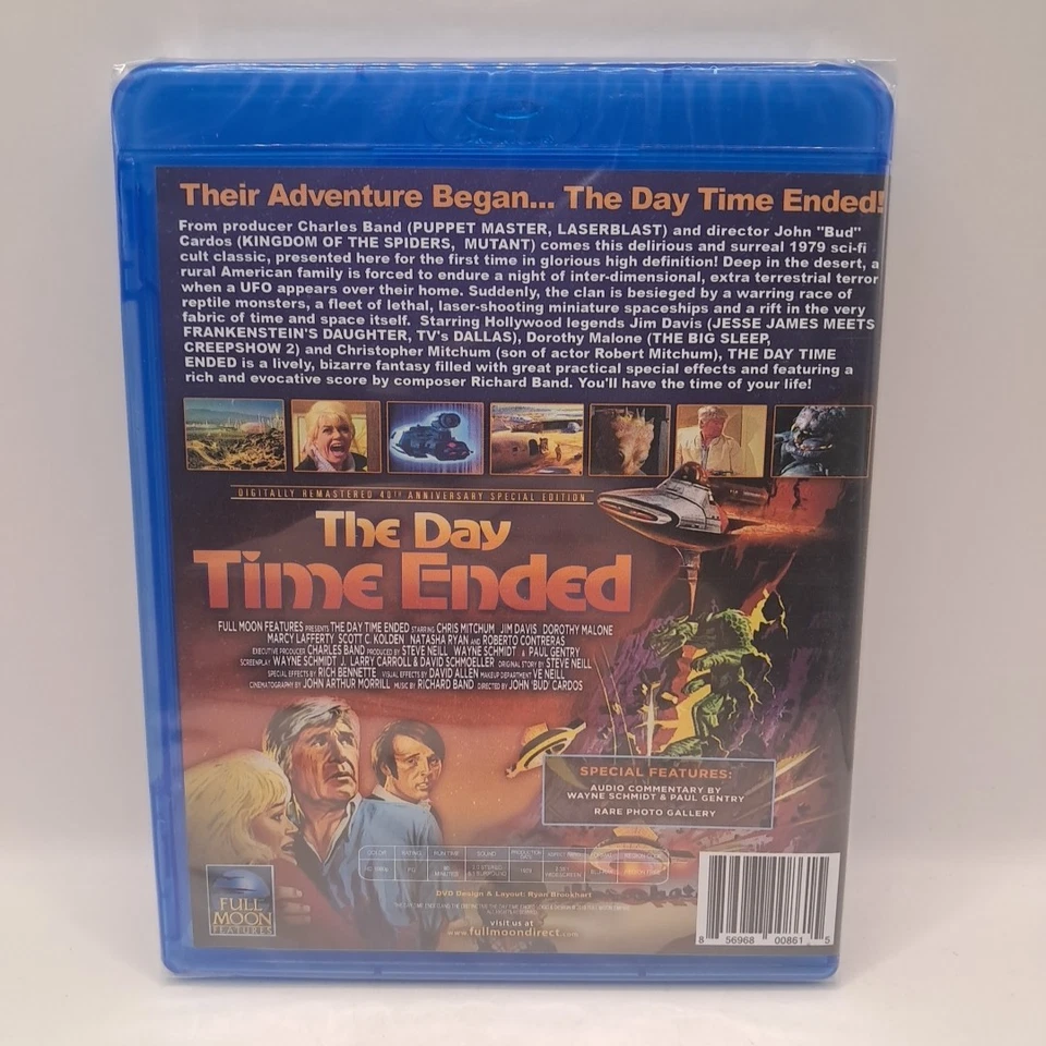 The Day Time Ended (Blu-ray, 1979) Full Moon - Brand New Sealed Foto 2 de 3