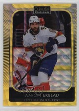 2021-22 O-Pee-Chee Platinum Neon Yellow Surge Aaron Ekblad #57 6o3