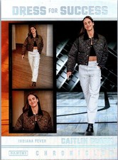 2025 Panini Caitlin Clark Chronicled #69 Dress For Success Holo Fever