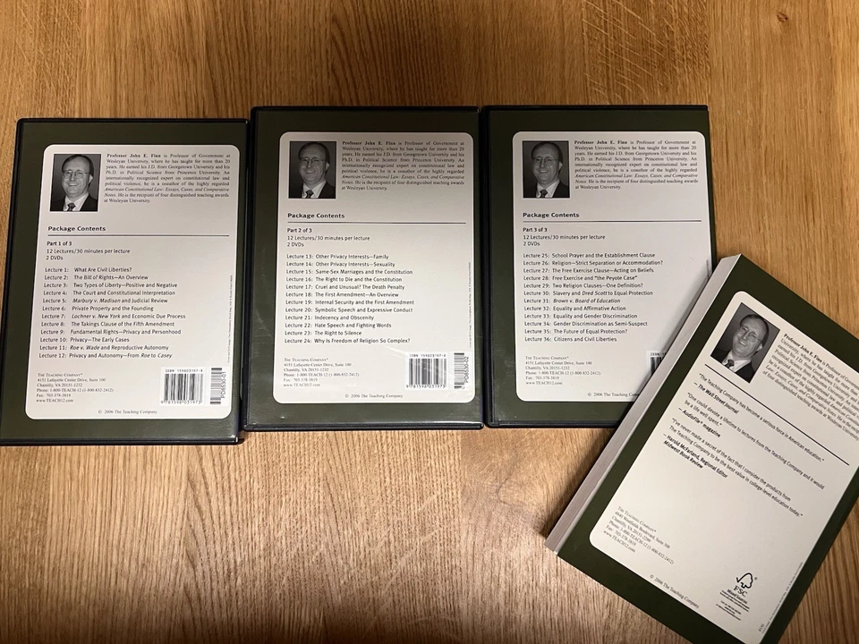 GREAT COURSES: CIVIL LIBERTIES & THE BILL OF RIGHTS Guidebook DVD Parts 1-3 NEW - Image 2 of 4