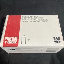 PORTER CABLE US58G 3/8" X 5/8” Crown Upholstery Staples 