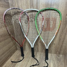 HEAD TI Typhoon TI Demon Wilson Zombie Turbo Tubes squash Racquets Lot of 3