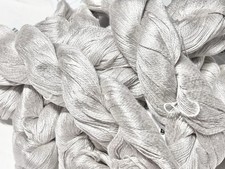 BLISS Pearl White 50g Skein 439y Knit Picks LUMINANCE LACE Luxury PURE SILK YARN
