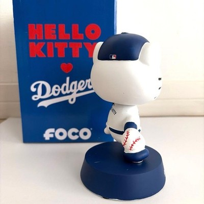 FOCO Hello Kitty x LA Dodgers Resin Bobblehead Heavy Feel New w