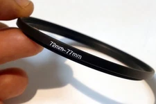 72mm to 77mm male to female threads step Up ring