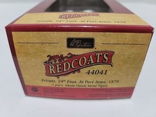 BRITAINS 44041 REDCOATS BRITISH Private 24th Foot At Port Arms 1879 Metal Figure