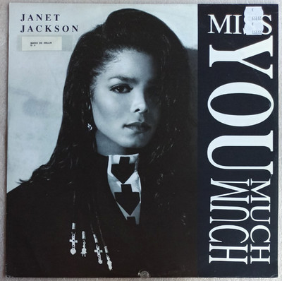 12''  JANET JACKSON -   MISS YOU MUCH  *****    D 1989  * * * *   EX / EX
