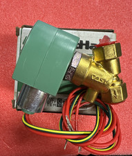 ASCO Red-Hat 3/8  Brass Solenoid Valve 8210G073  ji1