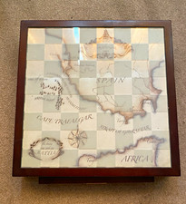 Royal Mint Classics Battle of Trafalgar Chess Set Wooden Board/Box + Cert