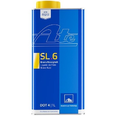 ATE Original Bremsflüssigkeit DOT 4 SL.6 1 Liter ABS ASR ESP Brake Fluid DOT4