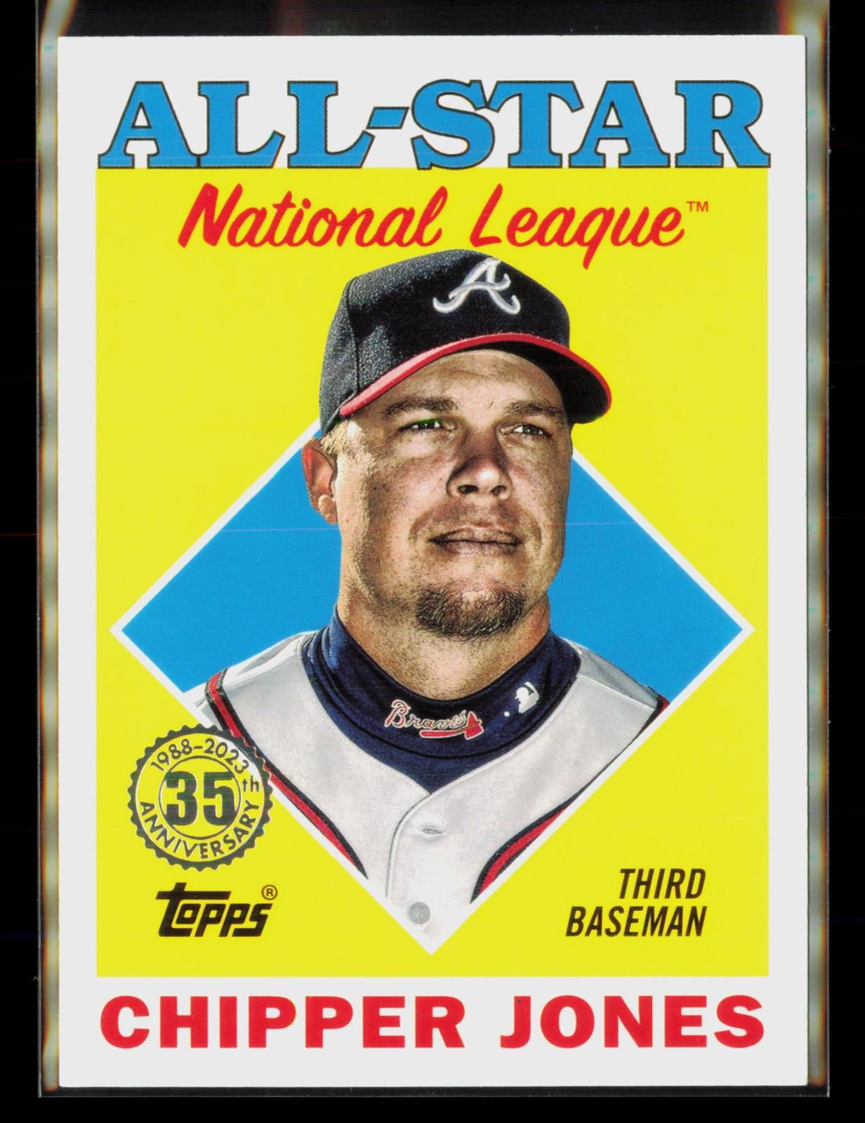 2023 Topps #88AS-5 Chipper Jones 1988 Topps Baseball 35th Anniversary All-Stars