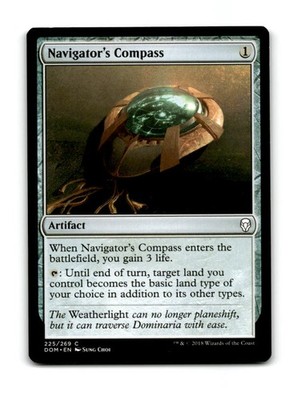 Navigator's Compass 225 Common Dominaria Magic: The Gathering Near Mint ~00546