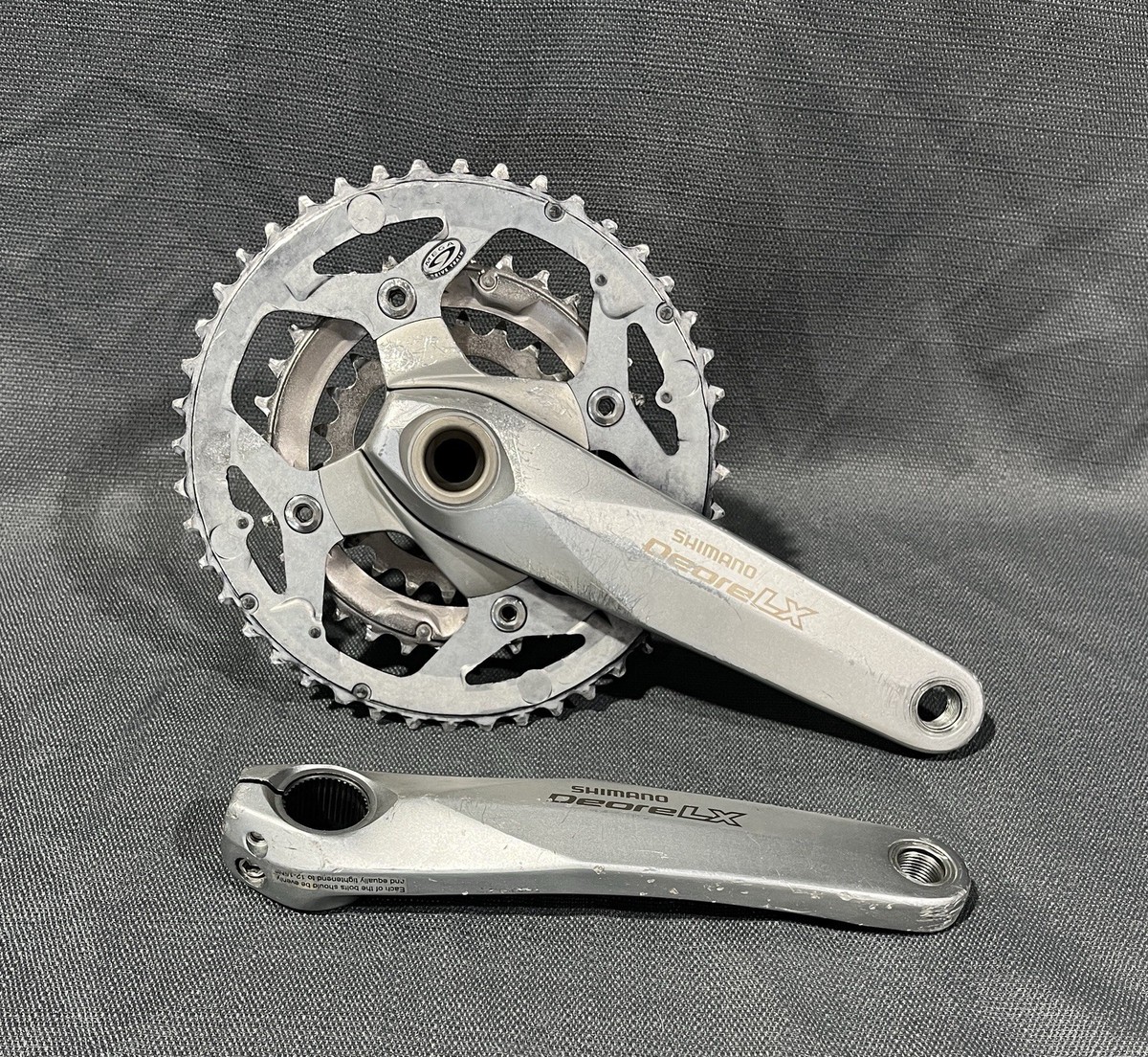 Shimano Deore LX FC-M580 Crankset 175mm 44/32/22t 9 Spd 4-Bolt 104
