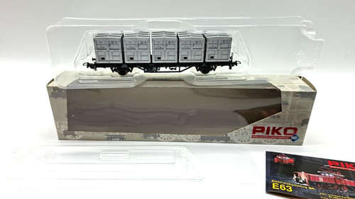 Piko H0 1:87 54425 Behältertragwagen Bauart BT91 der DR wie Neu in OVP | Condition: Gebraucht