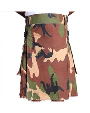 Military Camo Utility Kilt