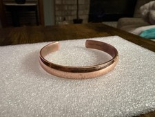 100 Pure Solid Copper Bracelet Handmade Uncoated Cuff Bangle for Men Women