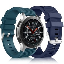 Lerobo 2 Pack Galaxy Watch 3 45mm 46mm Gear S3 Frontier Silicone Casual Bands