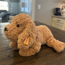 Steiff Dog Plush Stuffed Animals Lab Golden Retriever 12 Inches Long