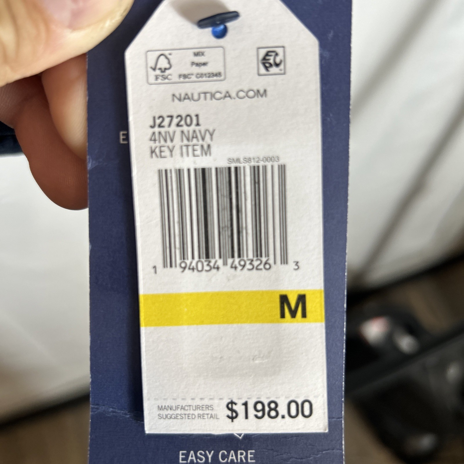 $198 Nautica Tempasphere Men’s Jacket Navy M image 4