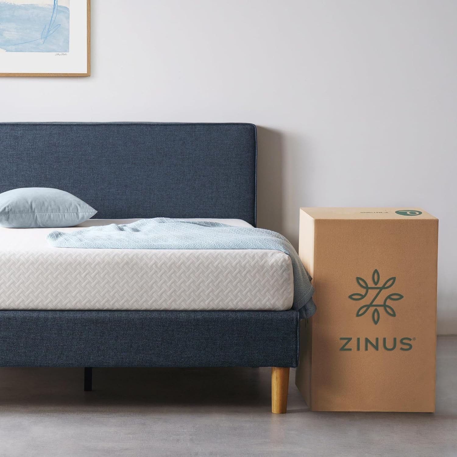 Memory Cooling Foam Mattress Queen, Medium Firm Feel Nib