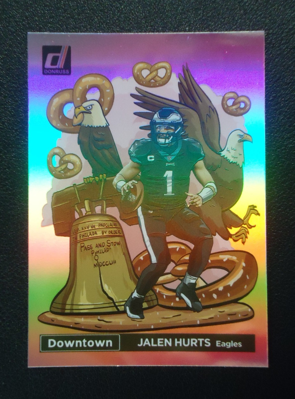 Jalen Hurts 2023 PANINI DONRUSS DOWNTOWN Card #D5 EAGLES