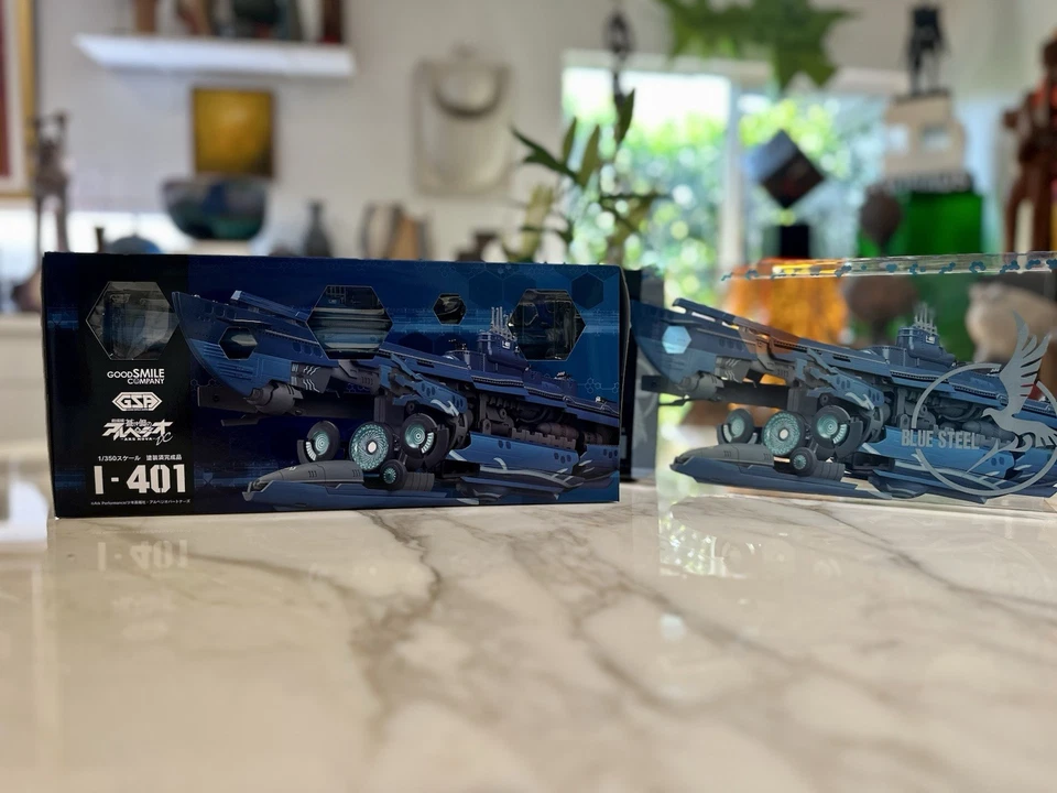 Figura submarina Good Smile Company I-401 acero azul escala 1/350 Ars Nova DC Foto 2 de 4