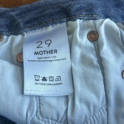 MOTHER The Mid Rise Dazzler Ankle Jeans Other Moods Women’s 25 Blue Denim - Picture 9 of 10