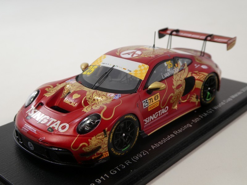 Spark Porsche 911 992 GT3 R #25 Vanthoor FIA GT World Cup Macau 2024 1/43 SA296