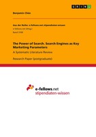 Benjamin ChéE | The Power Of Search. Search Engines As Key Marketing Parameters
