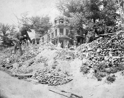 ''The Castle'' Crestmere, Mauch Chunk, PA on Hill Rd. Dr. B.S. Erwin c1900