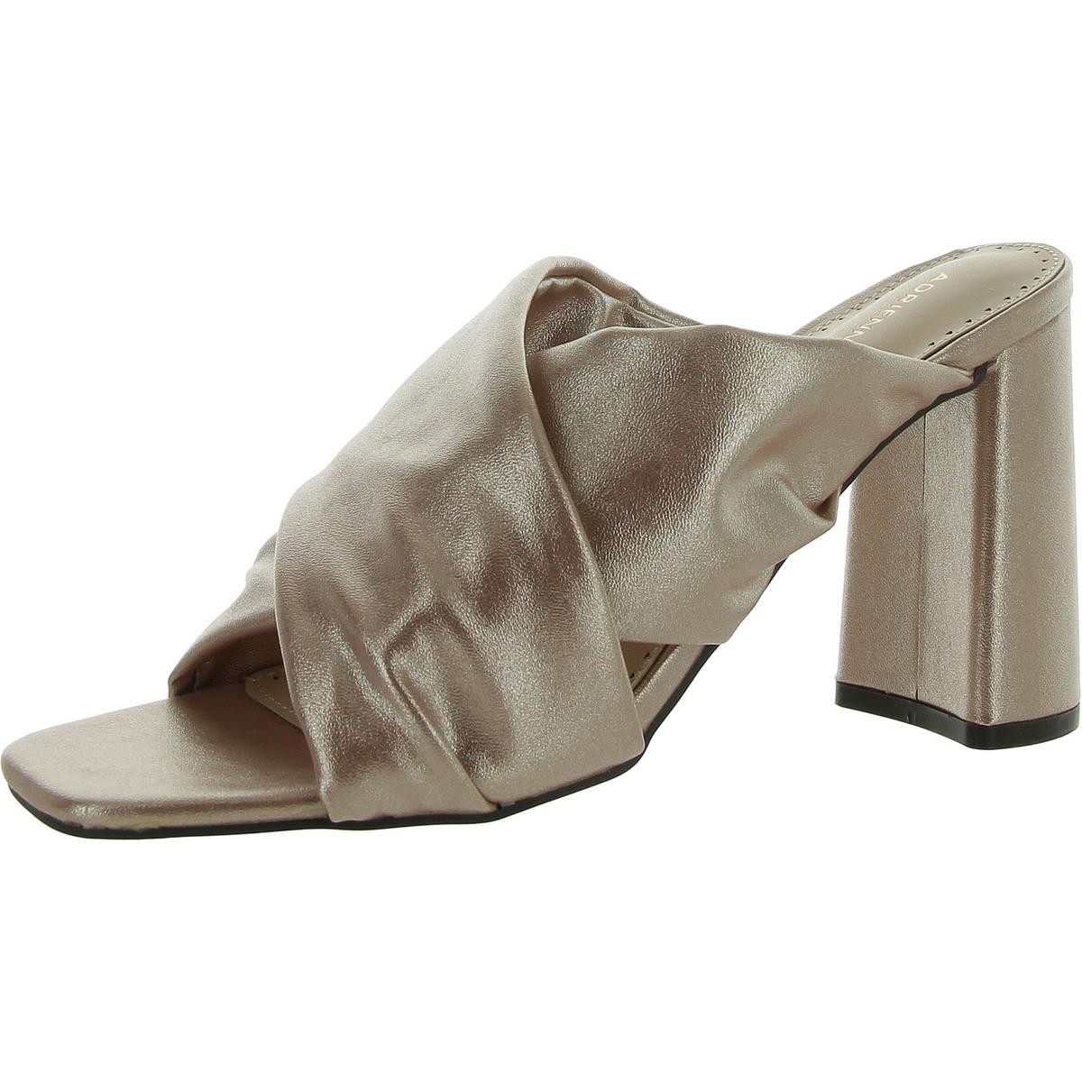 Adrienne Vittadini / женские босоножки Genie Pink Mule 7.5 среднего размера (B,M) BHFO 4359