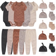Unisex Baby Layette Essentials Giftset Clothing Set 19-Piece For Newborn Baby