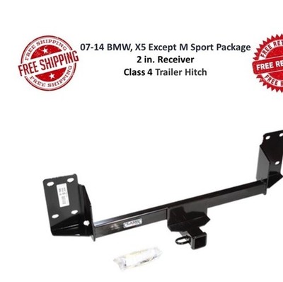 Draw-Tite 75600 Trailer Hitch Class IV, Black, 2 in. Receiver Fits 07-18 BMW X5
